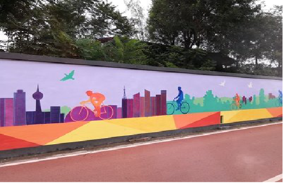 苍梧墙体彩绘-围墙