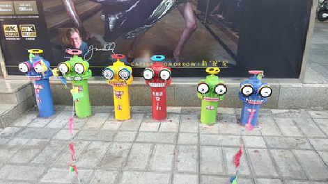 苍梧商业区彩绘